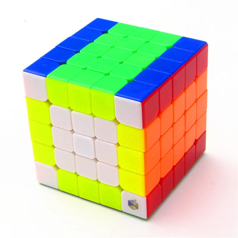 YuXin YuQiLin 5x5x5 Профессиональный многоцветный высококачественный волшебный куб быстрый ультра-Гладкий 5x5 кубар-Рубик на скорость детские