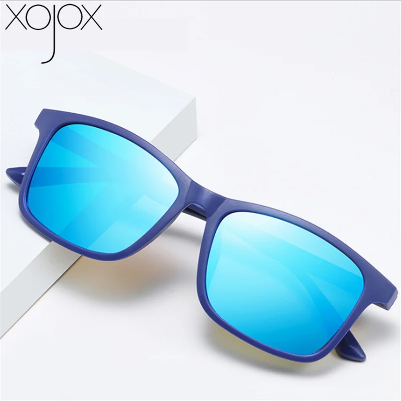 XojoX Vintage Polarized Sunglasses Men Brand Design TR90 Classic Sun Glasses Male Driving Glasses Anti-glare Goggles