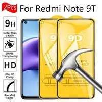 2Pcs 9D Volle Abdeckung Für Xiaomi Redmi Hinweis 9T 10 9 Pro 9A 9C Schutz Glas auf Xiomi redme Hinweis 9T Glas Display-schutzfolien Rüstung