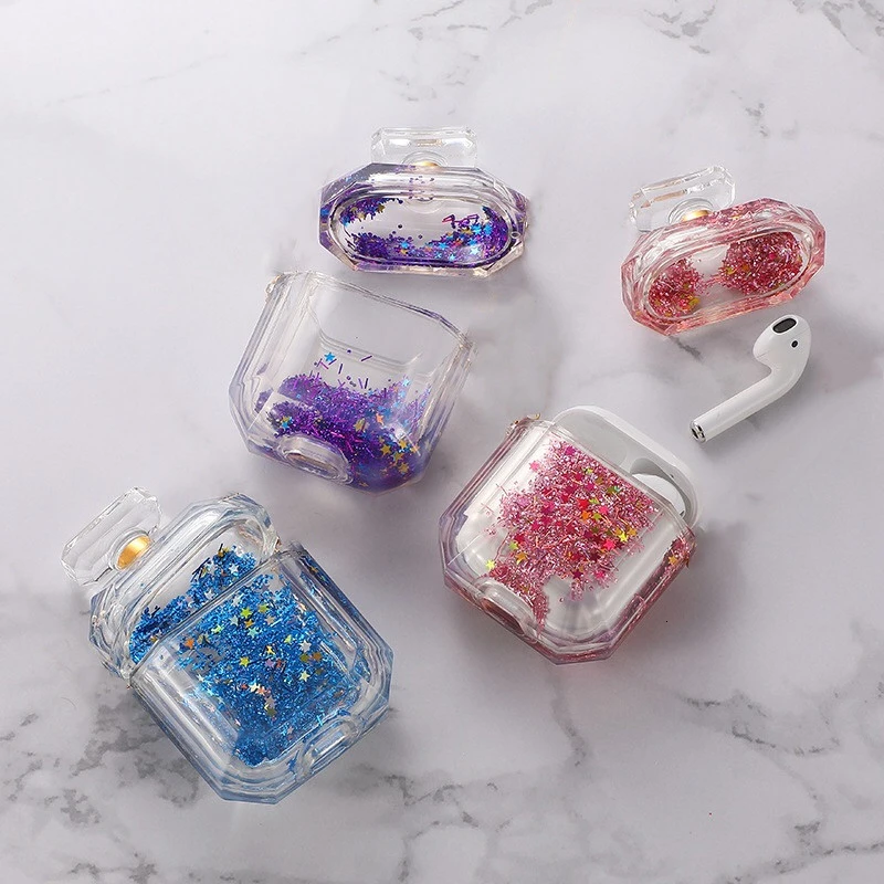 Чехол для наушников Apple AirPods прозрачный силиконовый чехол с Bluetooth
