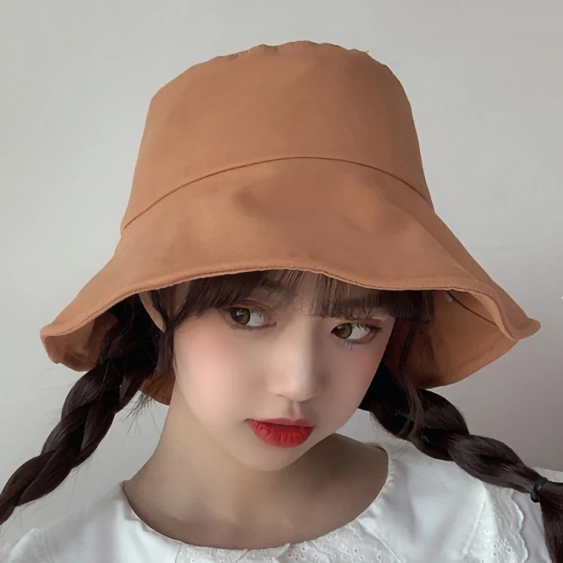 Sun Visor Straw Hat Female Bell Basin Ladies Sweet Fisherman Bow Spring And Summer New Style Beach Ins Bucke | Аксессуары для