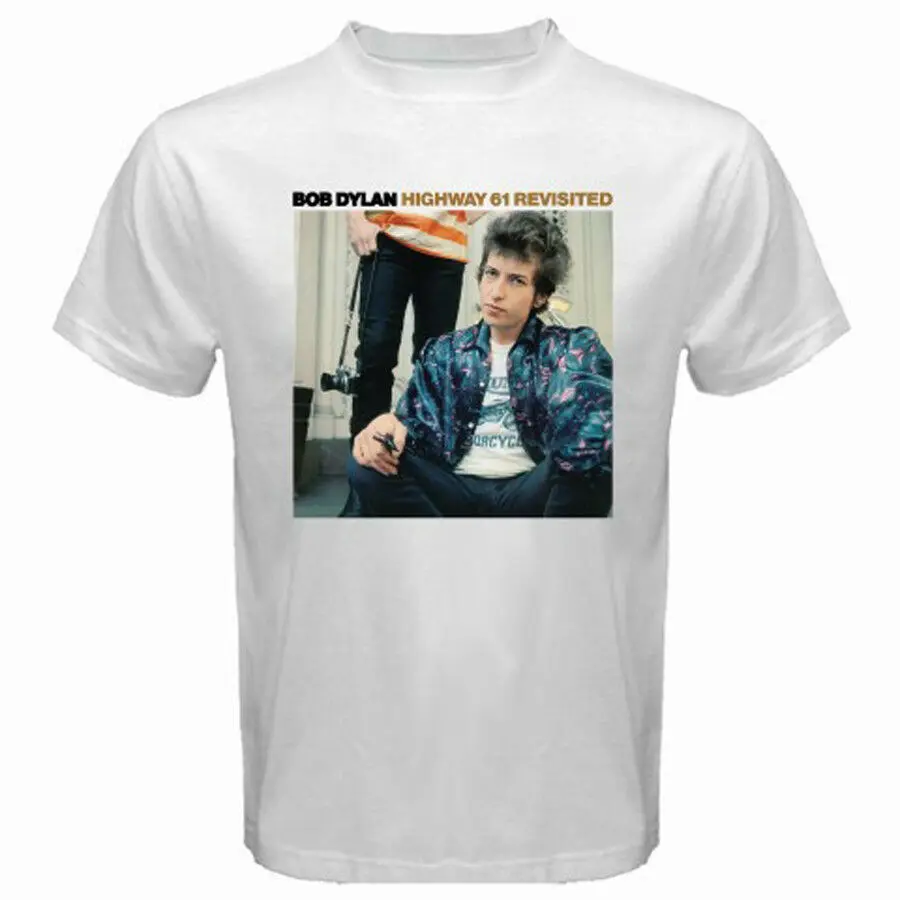 Bob Dylan Highway 61 Новая мужская белая футболка Размер S M L XL 2XL 3XL | Мужская одежда