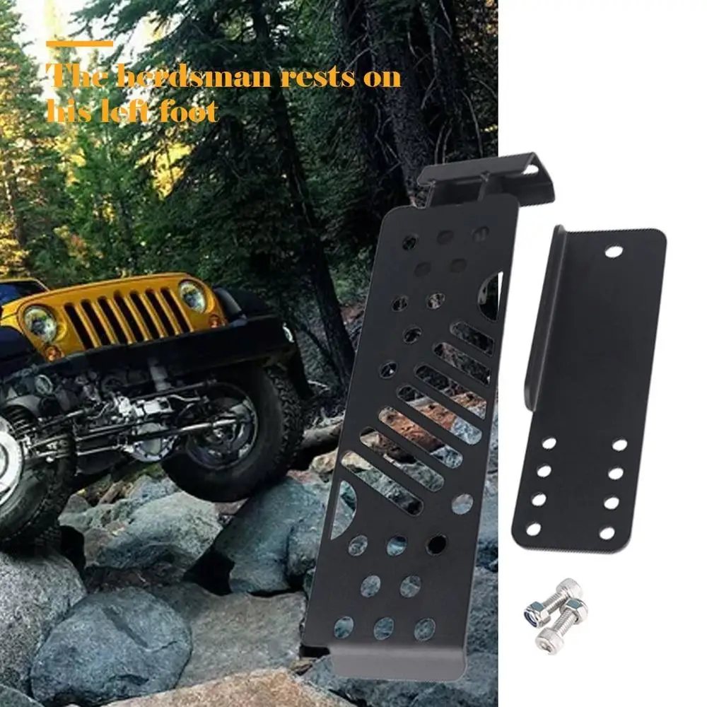 Автомобильные аксессуары для Jeep Wrangler 18-19 лет левая педаль для ног специальная металлическая внутренняя педаль автомобильные аксессуары