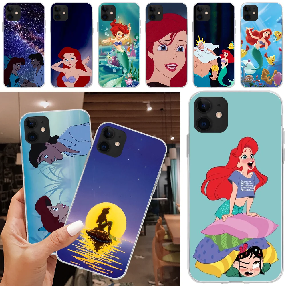 Viviana Princess Ariel Little Mermaid Soft Phone Case For iPhone 5C 5 5S SE 7 8 plus X XS XR MAX 11 pro Pro Max | Мобильные телефоны