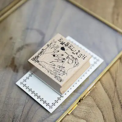 Винтажная печать жестов DIY деревянные резиновые штампы для stationery канцелярские принадлежности Скрапбукинг Стандартный штамп - Цвет: 11