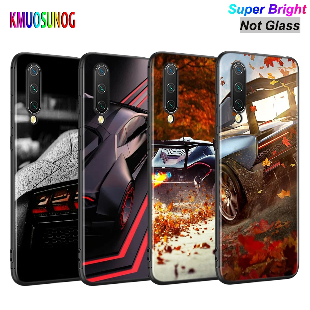 

Cool sports car Silicone Cover For Xiaomi Mi Note 10 Ultra 9T 9 SE A3 Lite Poco X3 NFC M2 Pocophone F1 Pro Phone Case