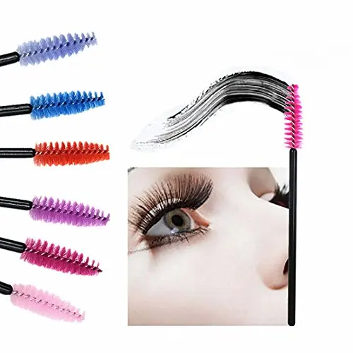 150pcs Eyelash Brushes For Extension Disposable Eyebrow Brush Mascara Wand Applicator Eyelash Cosmetic Brushes Makeup Tool
