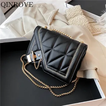 

Flap Shoulder Bags For Women PU Leather Phone Pouch Bags Female Girls Chic Crossbody Bag Small Casual Personality Plaid Hand Bag