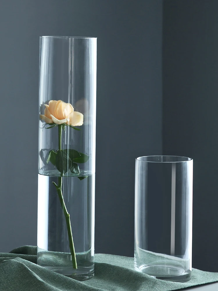 Angel Transparent Glass Vase Hydroponic Container Flower Arrangement Home Decor 