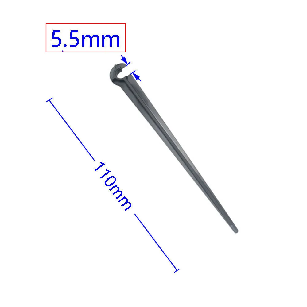 Garden Hose Holder 4/7 3/5 Bracket 1/8 1/4 Inch Drip Irrigation Hose "C" Shape Fixed Stems Water Pipe Adapter 20 Pcs 4