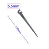 Garden Hose Holder 4/7 3/5 Bracket 1/8 1/4 Inch Drip Irrigation Hose "C" Shape Fixed Stems Water Pipe Adapter 20 Pcs 4