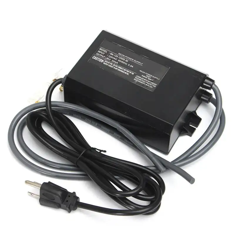 30mA 8KV 8000V 120V High Frequency Neon Electronic Transformer Power Supply Rectifier With Pull Chain ON/OFF Switch