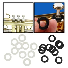 

Trumpet Washers Pad 10 Pcs Trumpet Valve Stem Felt Washers Cushion Pad for Trumpet Trombone Palm Cornet