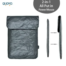 Двухслойная Высокая емкость сумка-чехол для ноутбука, Tyvek волоконно-бумажный чехол для ноутбука Dell XPS 13 15 дюймов