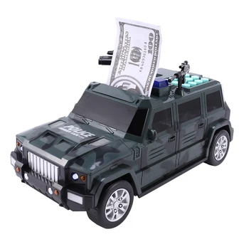 

Moneybox Paper Money Box Kids Big Safe Saving Coin Box Large Music Toy Music Password Cash Truck Car Piggy Bank A