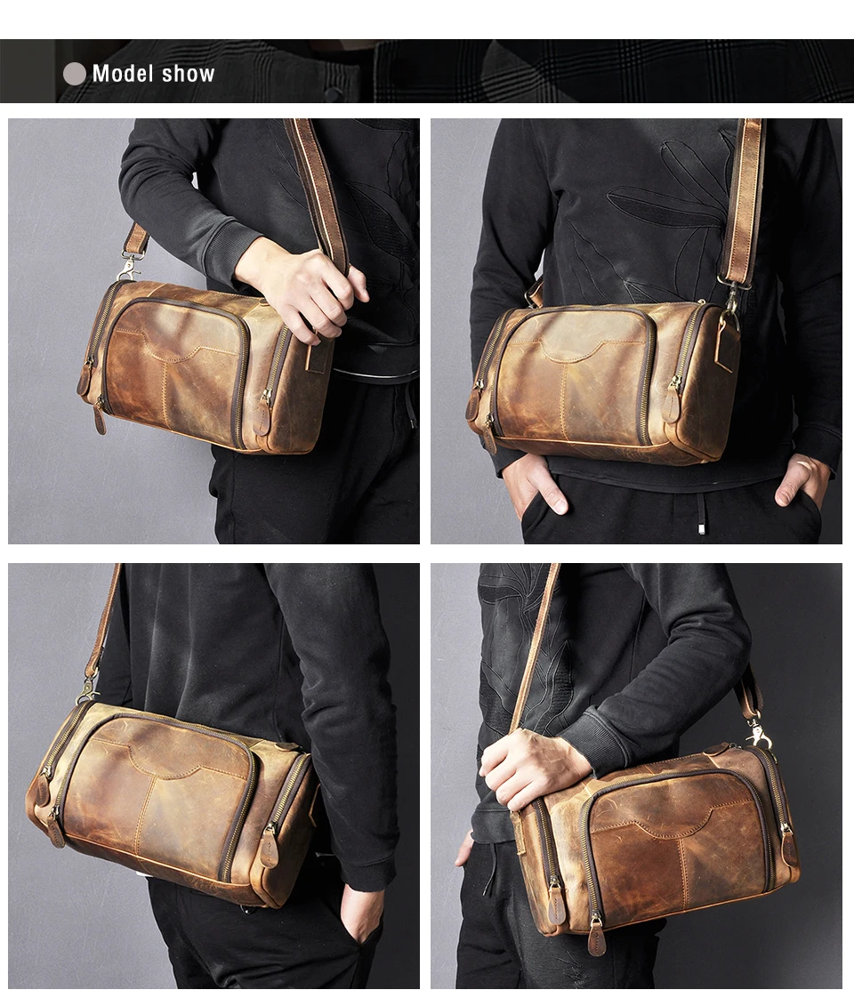 Messenger Plus Organizer Leather Bag