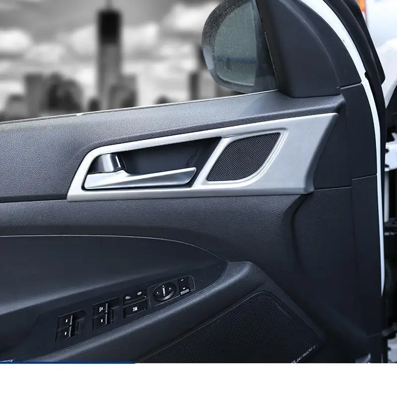 Автомобильные декоративные автомобильные модифицированные оконные системы управления, чашки передач, внутренние защитные накладки 15 16 17 18 для hyundai Tucson - Название цвета: Number 13