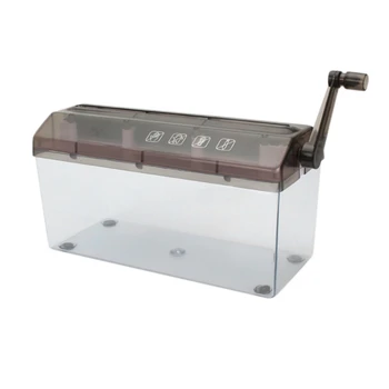 

Mini Shredder Destroyer Paper Documents Cutting Machine Shredder Manual Hand Paper Shredders Document File Tool For School Offic