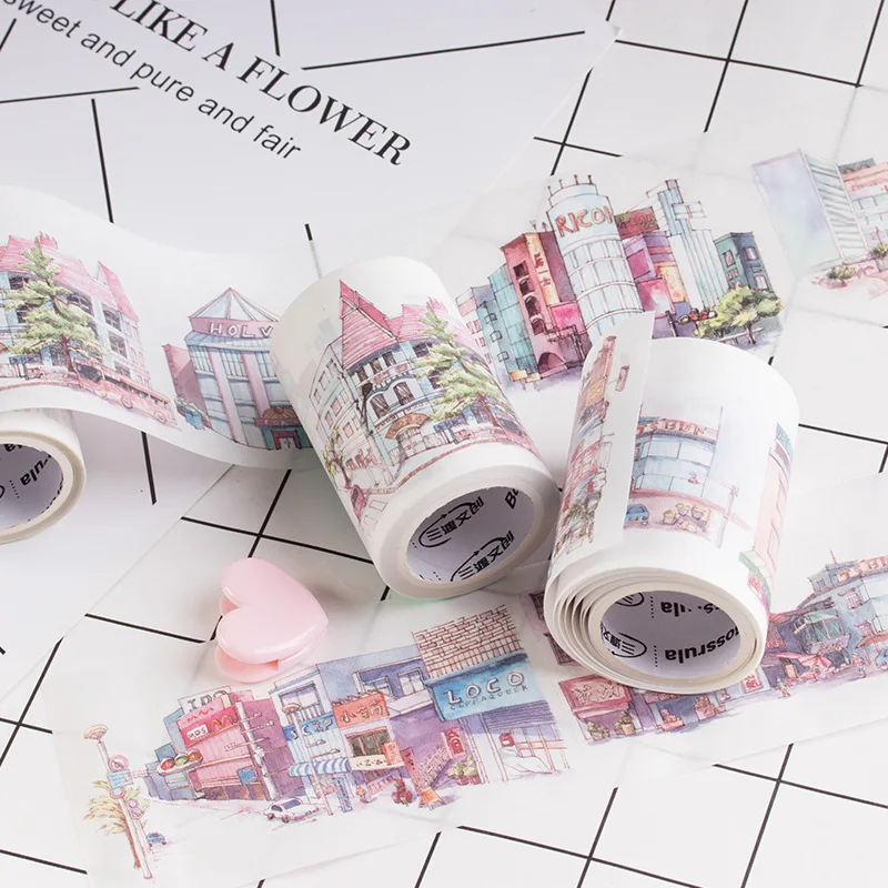 Пейзаж ручная лента для учетной записи из ПЭТ и бумаги замечательное увлечение