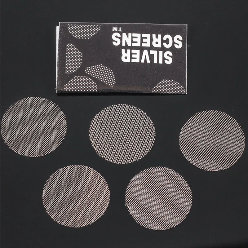 500pcs/pack Stainless Steel Thickened Multifunctional Tobacco Pipe Smoking Metal Filters Net Smoke Pipe accessories 3