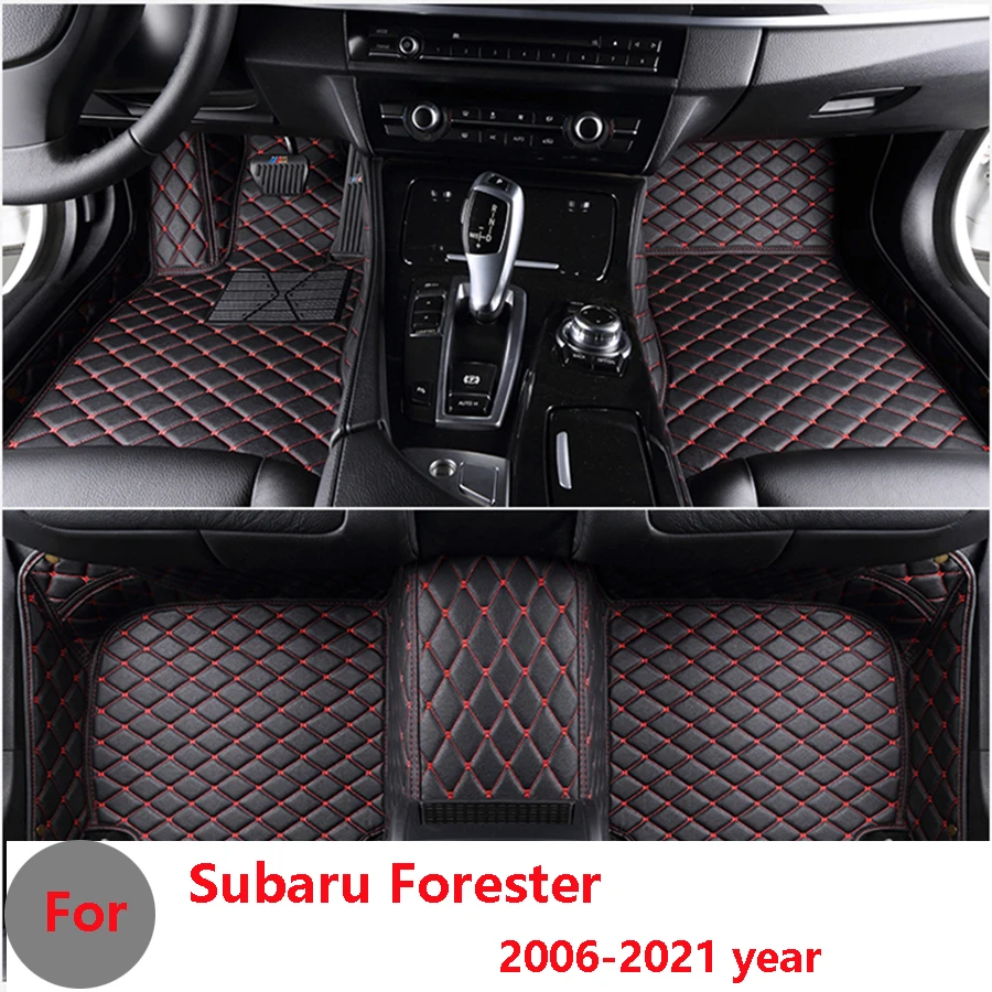 For Subaru Forester 2006 to 2021 Car Floor Mats Auto Interiors Covers Carpets Custom Accessories Decoration Protect Foot Pads |