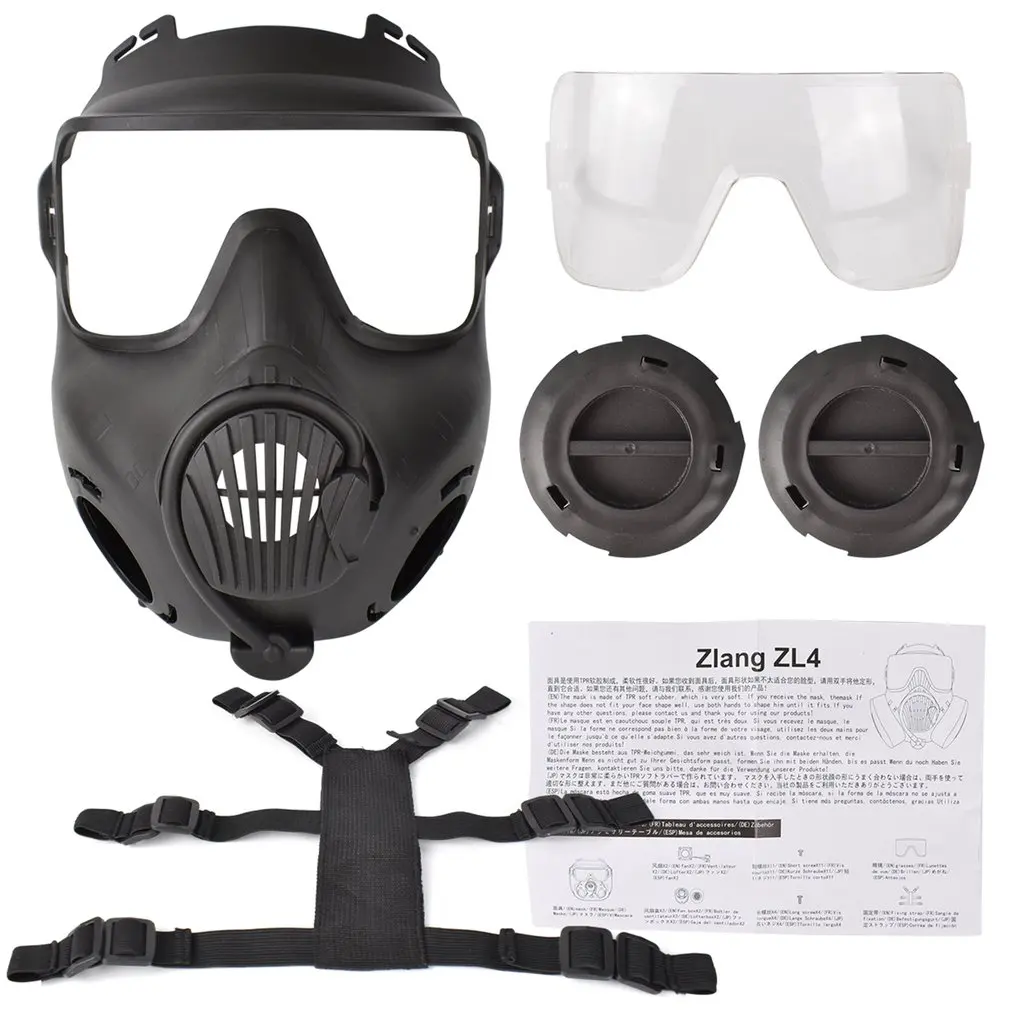 

harmful gases Protection mask Outdoor riding mask tactical gas mask riding water bomb paintball mask army fan equipment