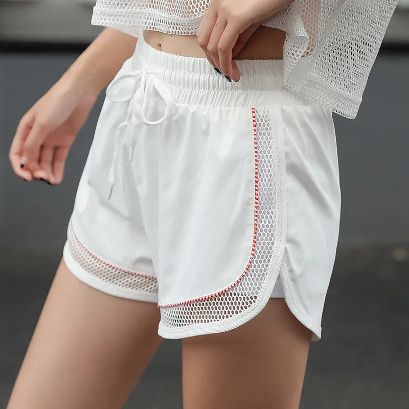 2019 New Spring/Summer Sports Shorts Women Fitness lady Quick Dry Pants Loose Leisure Running Size |