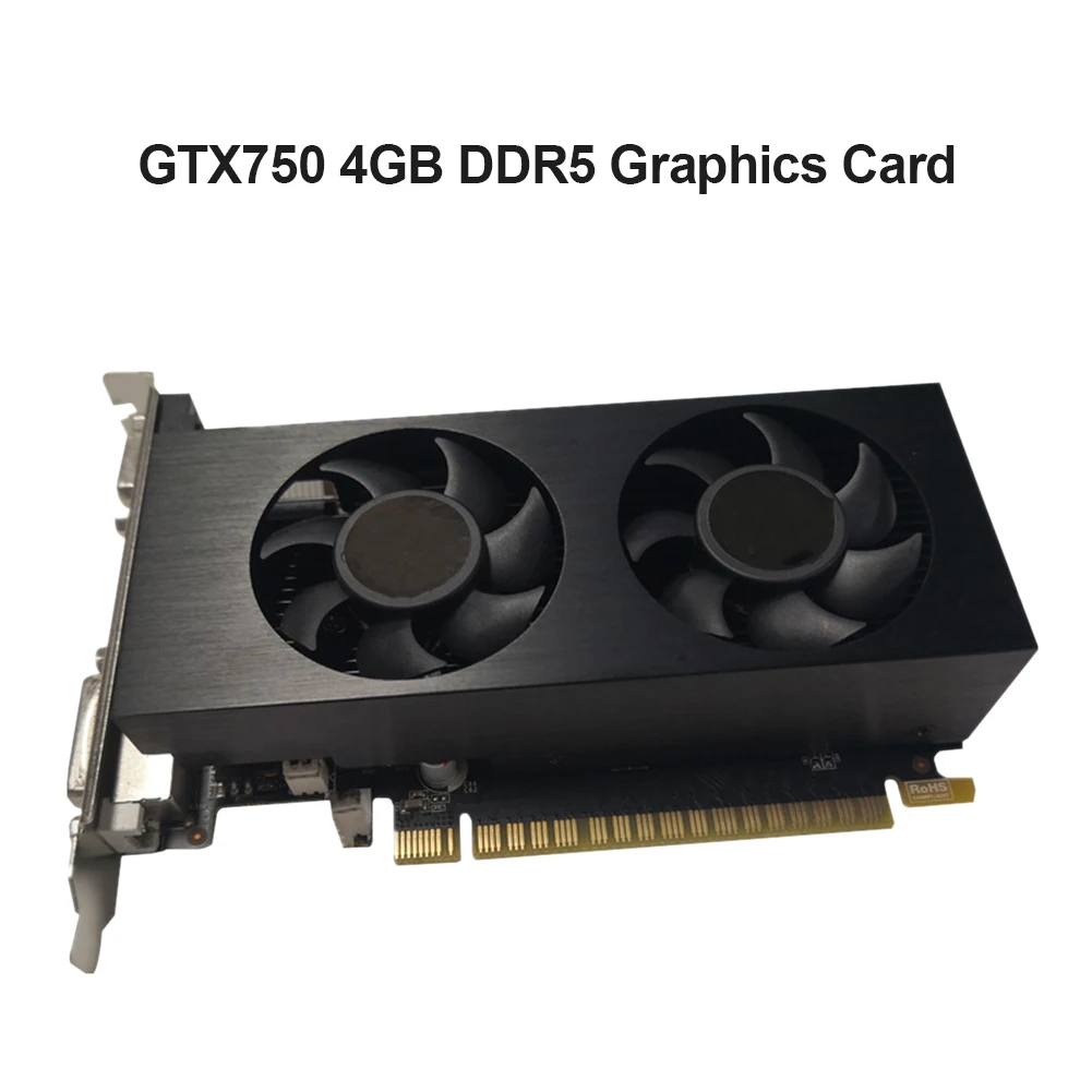 GTX750Ti/GTX960/GTX1050Ti Video Card GDDR5 Graphics Card 128bit PCI-Express2.0 w/ Dual Cooling Fan PC Computer Gaming Accessory gpu computer