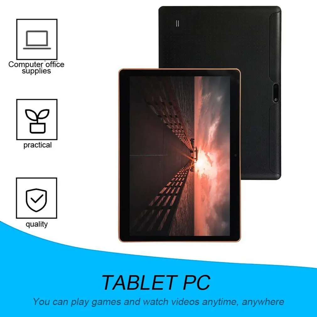 10.1 inch for Android 8.1 plastic Tablet PC 6GB+64GB Ten-Core WIFI tablet 16.0MP Camera Dual SIM Camera Wifi Phone Phablet