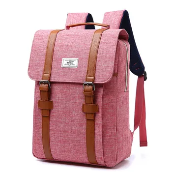 

Women Men Shoulder Canvas Portable Large Backpack Rucksack College School Bag Travel Hiking Bag