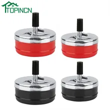 Круглая Крытая открытая пепельница для курения креативная Металлическая Пепельница проводка круглая вращающаяся самоочищающаяся переносная пепельница