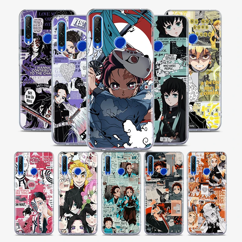 Камадо Nezuko Kimetsu без Yaiba силиконовый чехол для Honor 30 30S 30i 9 10 9A 9C 9S 9N 10i 10X 9X Lite рro 5G