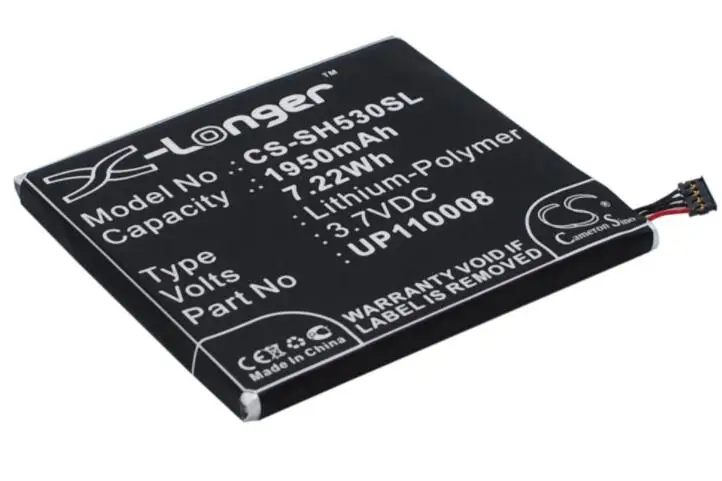 Cameron sino 1950 мАч батарея для SHARP SH530U AE5153600 UP110008 XN-1BT36 мобильный, Смартфон батарея