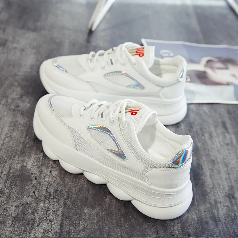 

2019 Breathable MacBook Summer Mesh New Style Shoes Women's Versatile INS Low-top Shoes Women's Summer Online Celebrity Mesh Tre