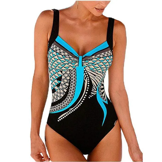 US $8.79 Swimwear Women 2019 One Piece Swimsuit Push Up Sexy Bathing Suit Women Swimming for Beach Wear Mono