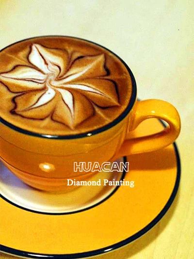 HUACAN 5D DIY Алмазная вышивка пейзаж кофе мозаика Живопись горный хрусталь картина Полное квадратное сверло - Цвет: 710