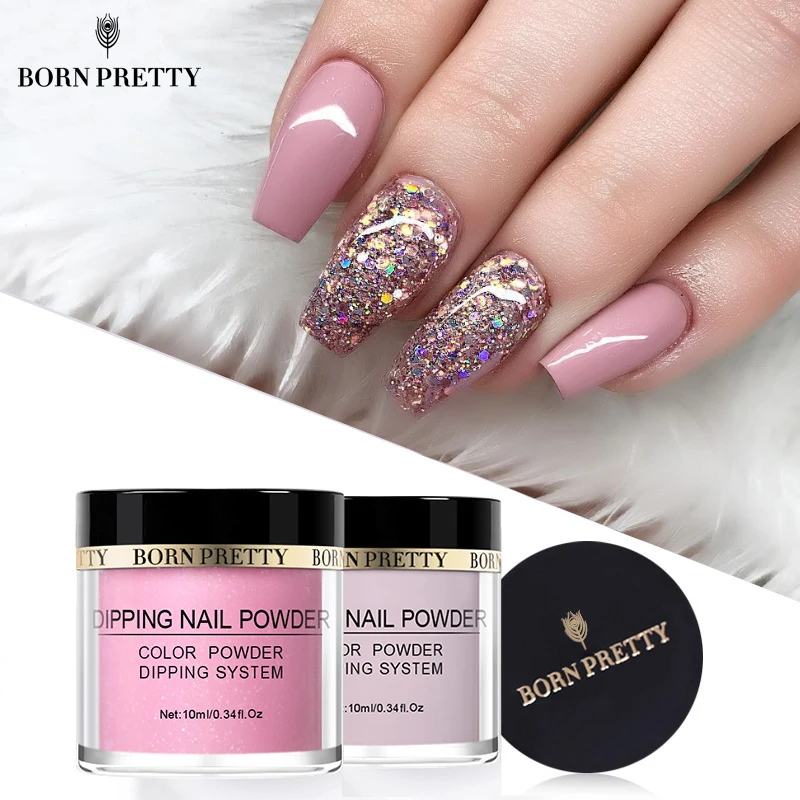 Порошок для ногтей BORN PRETTY Dip 10 мл градиент погружение блеск голографический