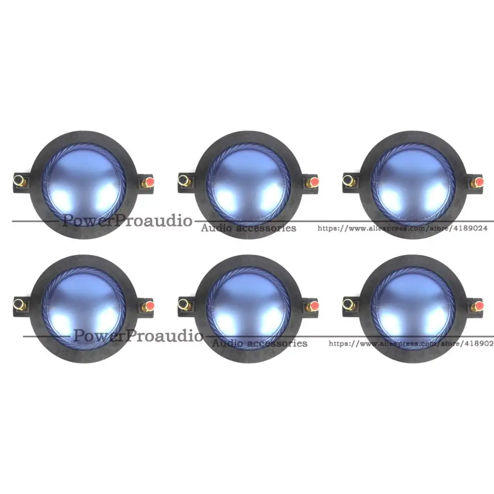 6pcs Diaphragm For B&C DE75 DE750 DE82 DE85,DE750TN, EAW CD-5001 blue titanium