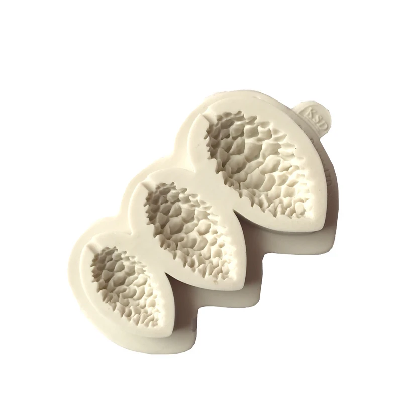 Silicone Pine Nuts Cones Fondant Mold Chocolate Candy Mould Christmas Sugarcraft Kitchen Pastry Tools