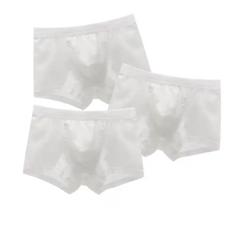 4 Pcs/pack Boys Panties Solid Color Toddler Baby Underpants Breathable