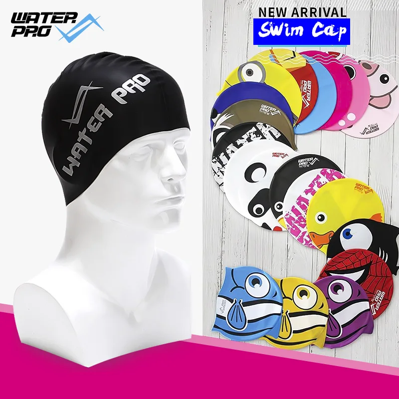 Water Pro Silicone Swim Cap for Adult and Kids | Спорт и развлечения