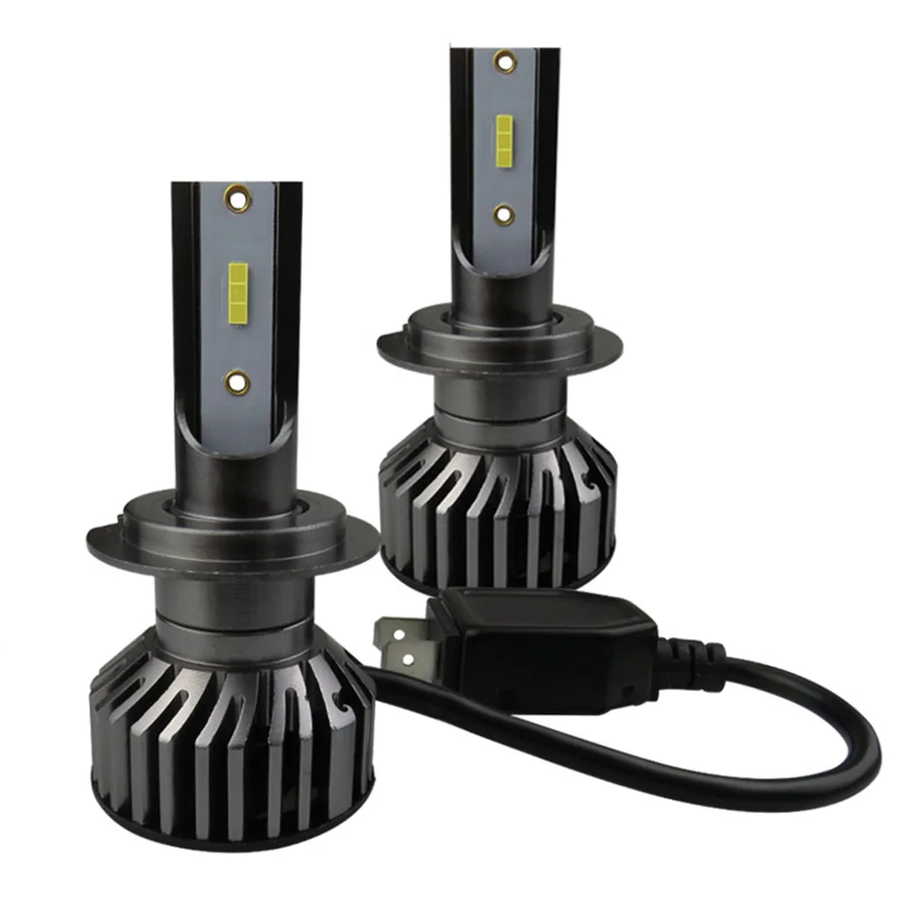 2 шт. DC 9-24V светодиодный Автомобильные фары H1 H3 H4 H7 H8/H9/H11 9005/HB3 9006/HB4 9012 фары лампы Водонепроницаемый машинка для стрижки 48 Вт 6000 К Автомобильный свет