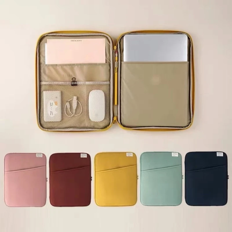 Fashion iPad Sleeve Bag 9.7 10.2 10.5 Pro11 10.9 Air2/3/4 6th 5th 7th 8th Generation Waterproof Laptop Case Storage Inner Bag