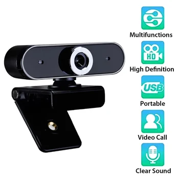 

웹캠 Webcam HD Web Camera Web Cam Video Chat Recording Camera Usb with HD Mic with Microphone For PC Computer веб камера