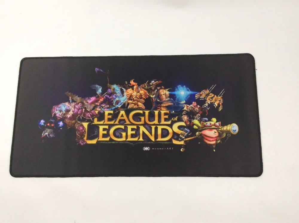  Free Shipping Speed LOL Large Lock Edge Gaming Mouse Pad Computer for League Of Legends Dota CSGO G
