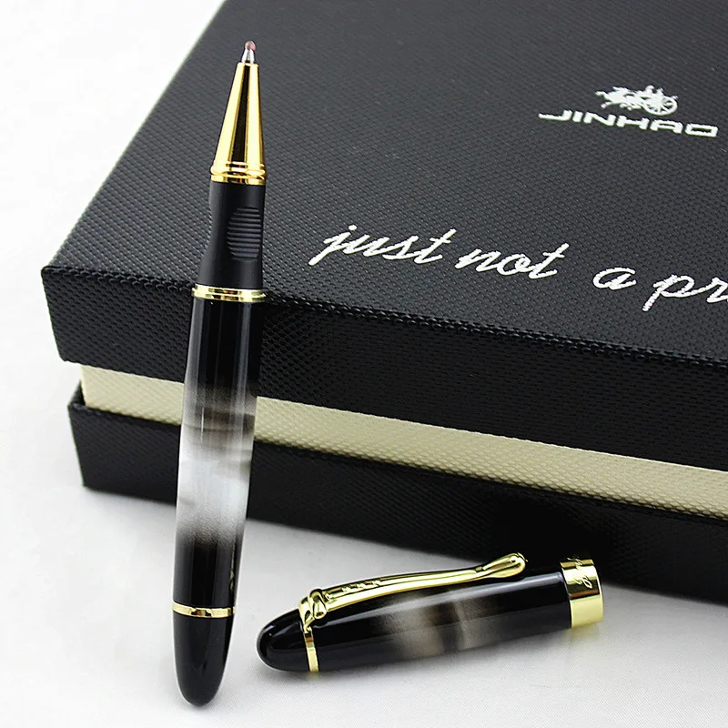 JINHAO X450 металлическая шариковая ручка, роскошная Шариковая ручка для бизнес-подарков, канцелярские принадлежности для офиса, школы, материал, канцелярские принадлежности