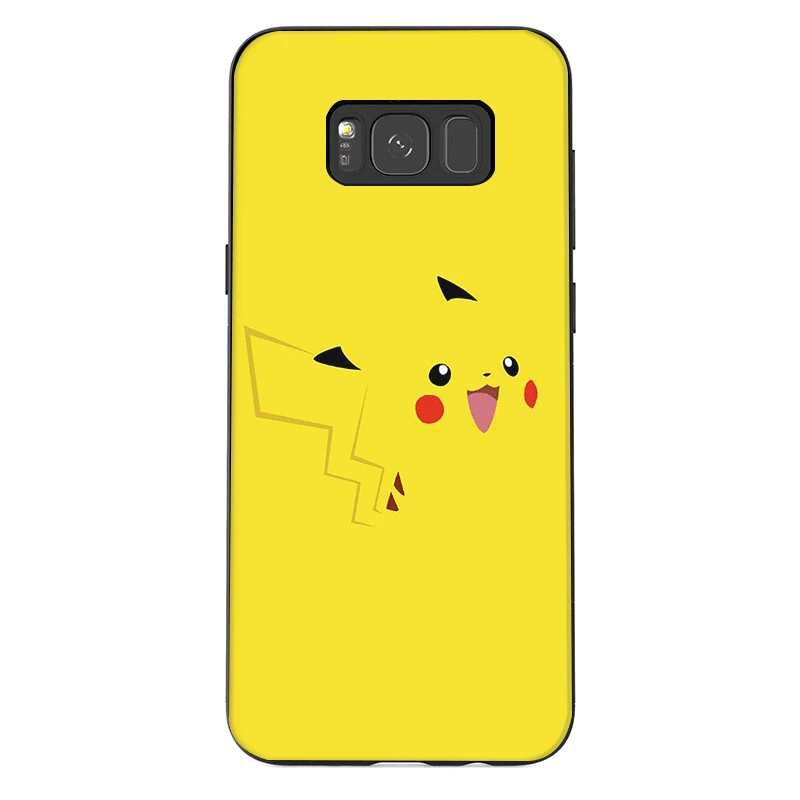 Чехол для телефона samsung J6 A70 A60 A50 A40 A20 A30 A10 A7 A6 A5 A3 A8 A9 крышка Пикачу