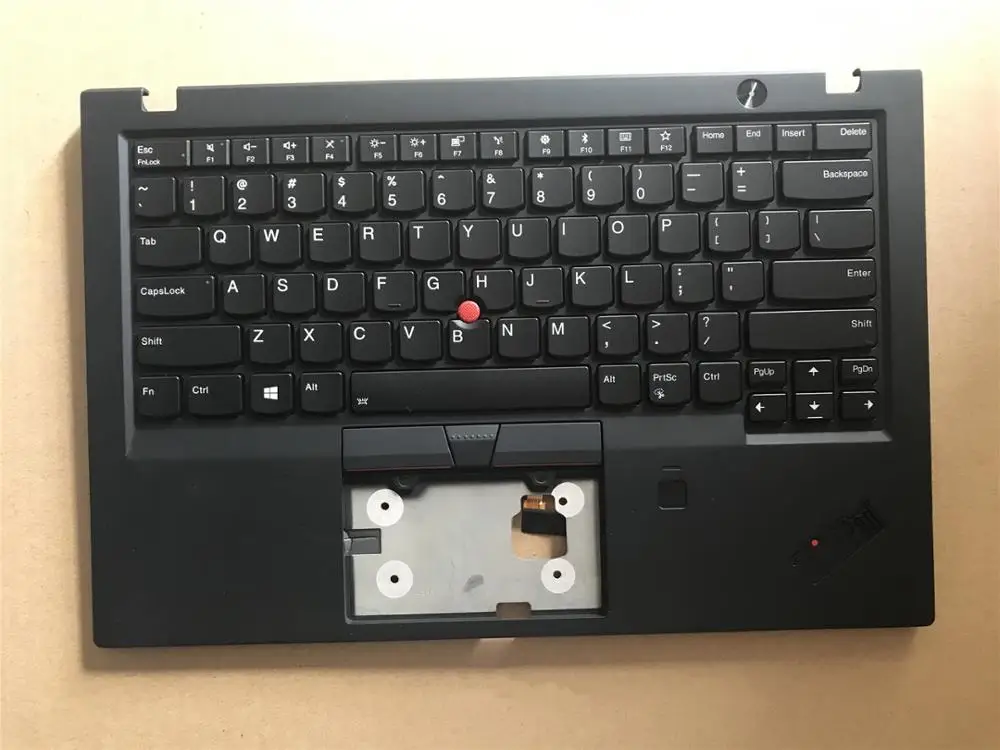 New For Lenovo Thinkpad X1 Carbon 6th Gen Palmrest Panel Bezel Cover Us  English Backlit Keyboard Fru 01yr547 01yr583 - Laptop Repair Components -  AliExpress