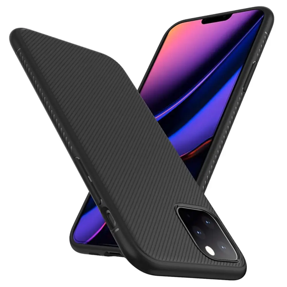 Для IPhone 11 Pro Max Coque чехол с логотипом светильник тонкий мягкий ТПУ устойчивый к