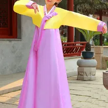 Традиционный корейский национальный танцевальный костюм, китайский ветер да Чанг, Настоящее платье для выступлений для женщин и взрослых